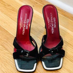 Couture Donald J Pliner black heels
